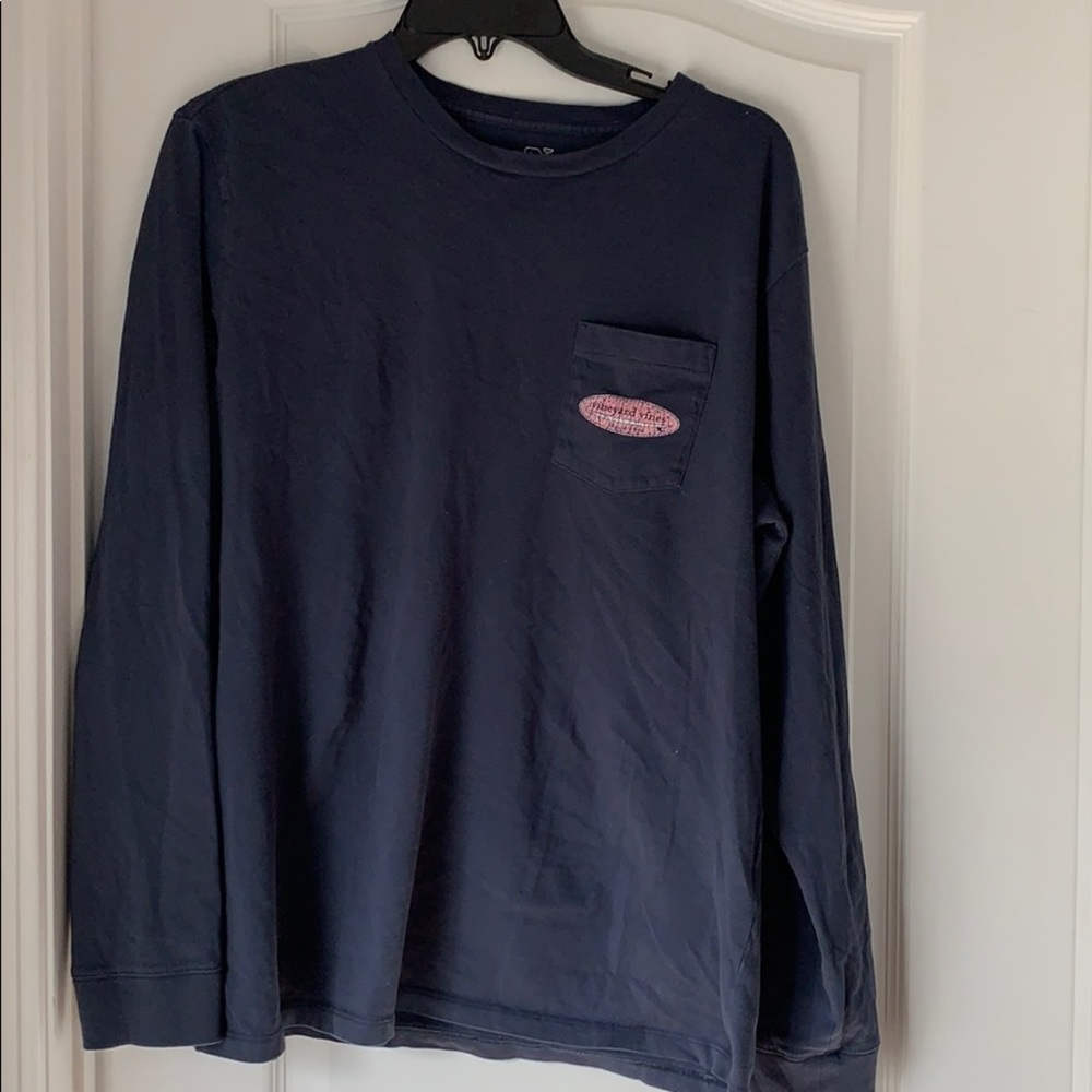 Vineyard Vines Long sleeve navy shirt L